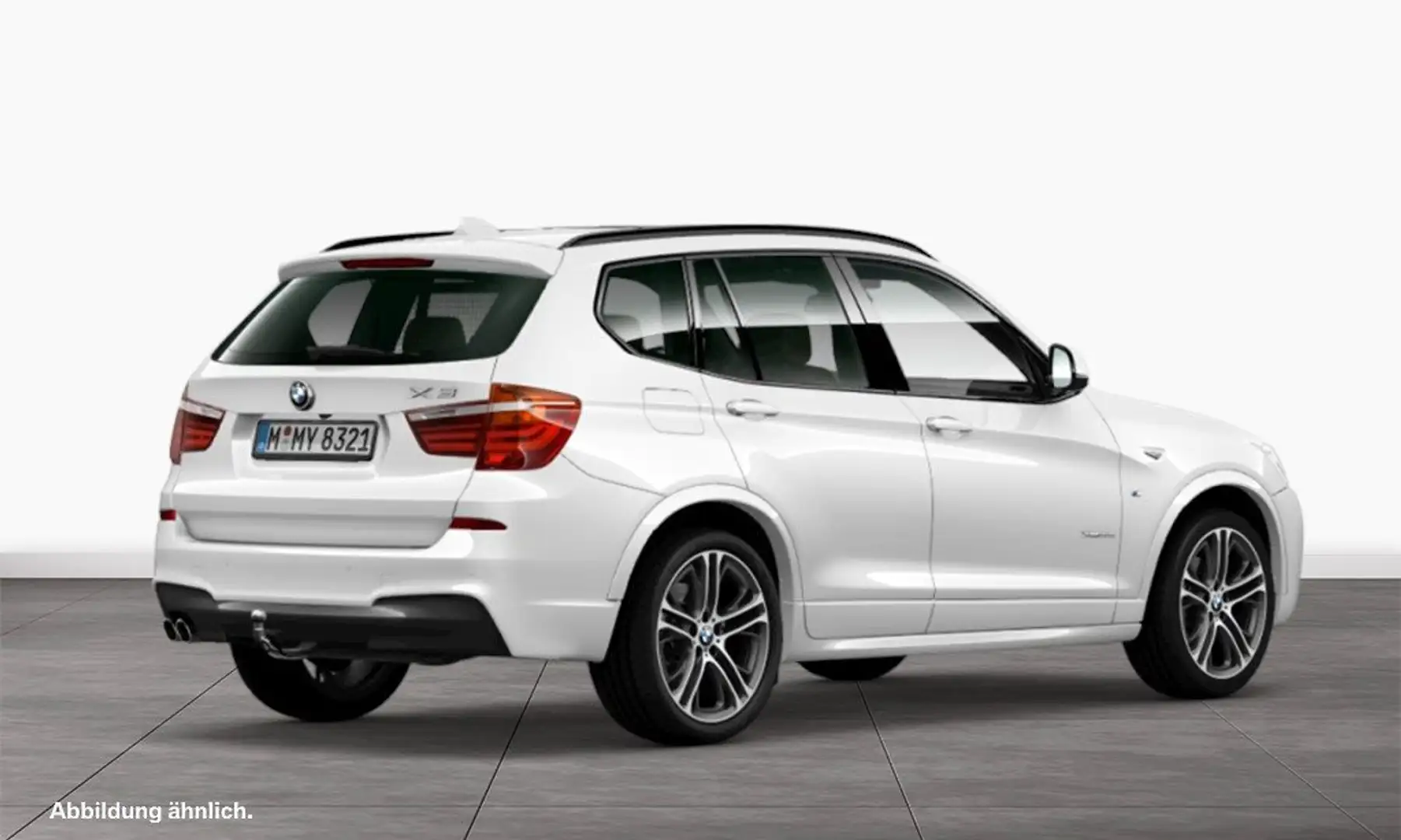 BMW X3 xDrive30d M Sport *NaviProf*AHK*HUD*H+K*PANO Blanc - 2