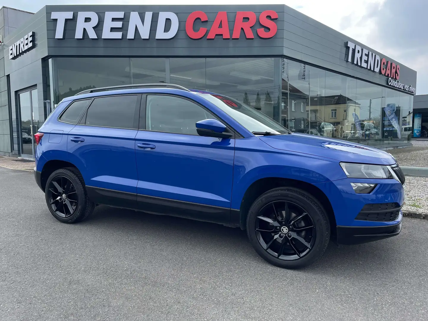 Skoda Karoq 1.0 TSI 116 ch SPORTLINE CAPTEURS CRUISE GAR.1AN Bleu - 2