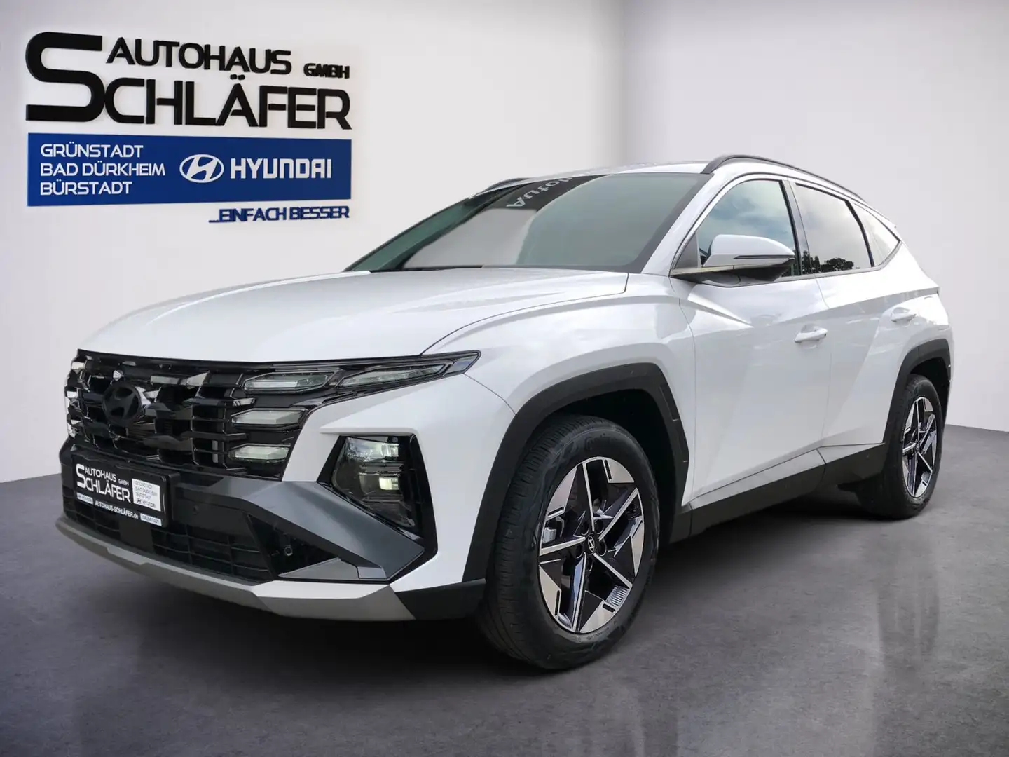 Hyundai TUCSON TUCSON FL 1.6 T-GDI 7-DCT Trend Mild-Hybrid Navi Bianco - 1