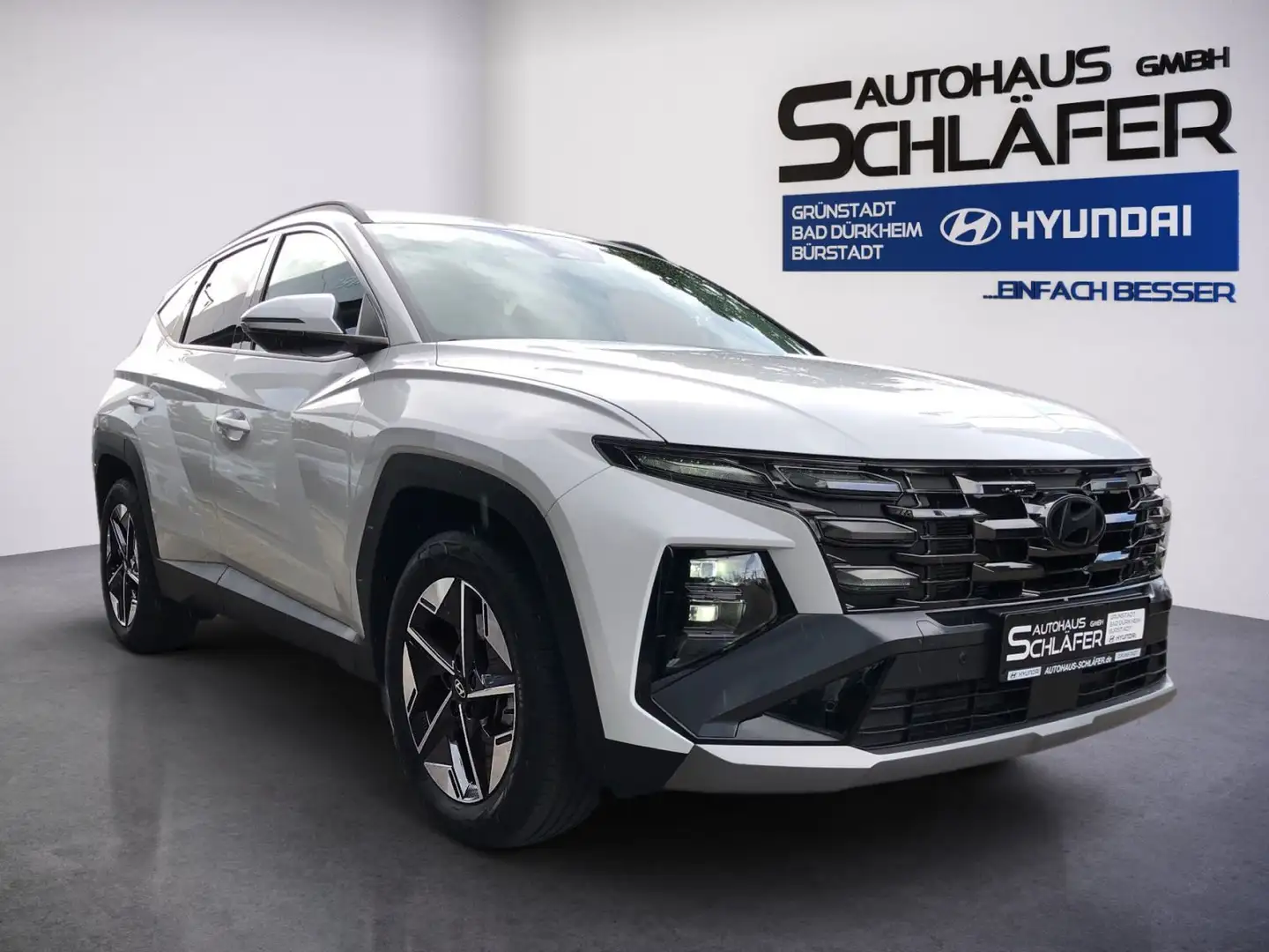 Hyundai TUCSON TUCSON FL 1.6 T-GDI 7-DCT Trend Mild-Hybrid Navi Bianco - 2