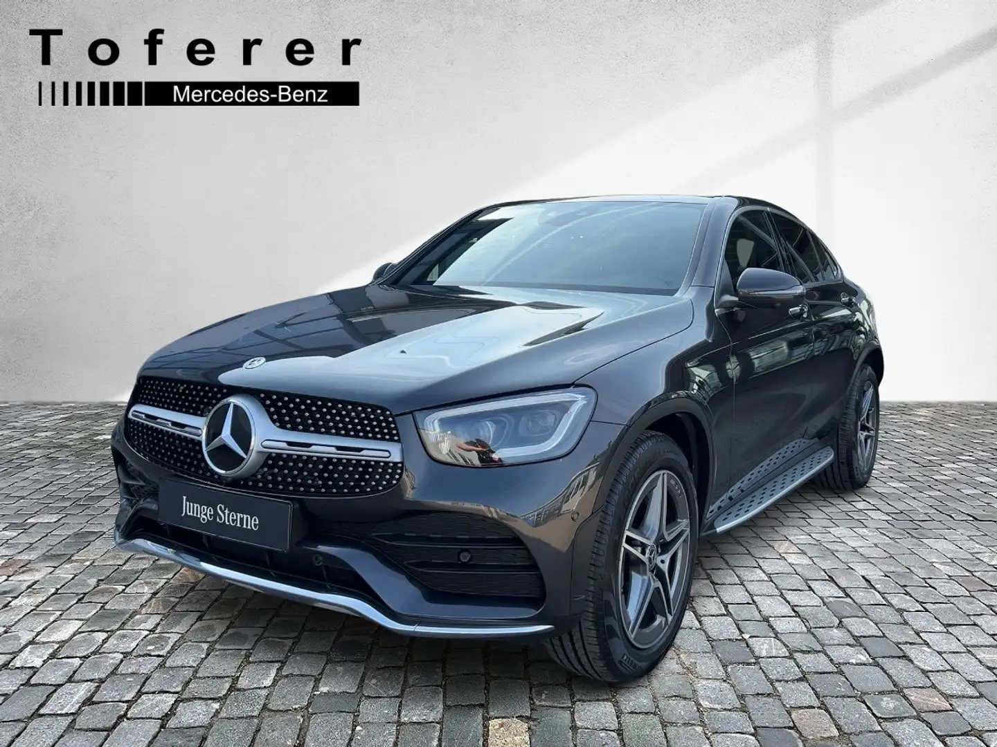 Mercedes-Benz GLC 220 d 4MATIC Coupé AMG SHD MBUX Distr Navi Grau - 2