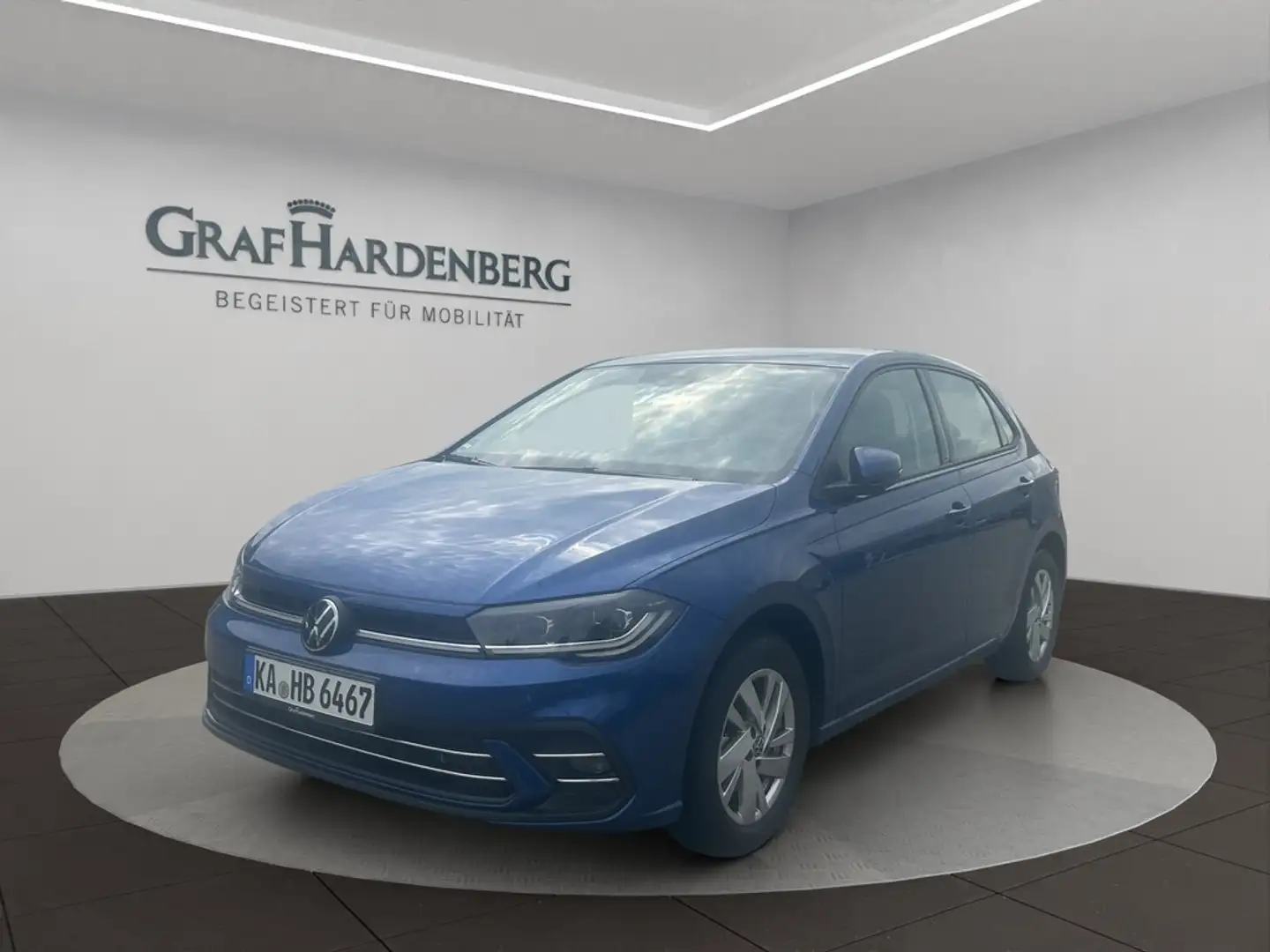 Volkswagen Polo VI 1.0 TSI DSG Style ACC RFK SHZ Blau - 1