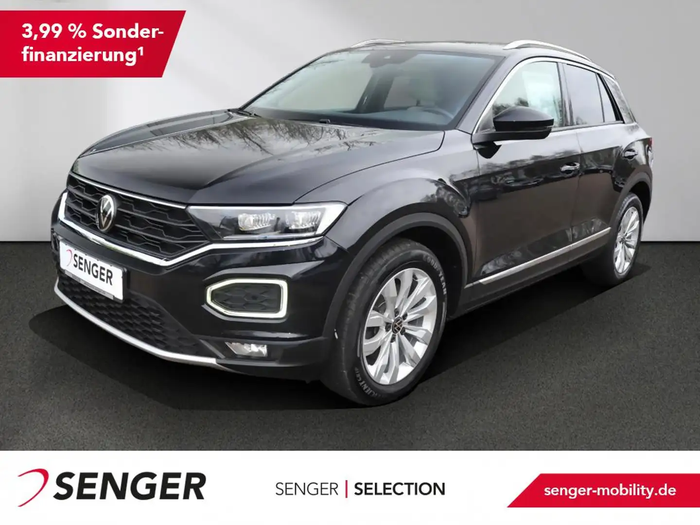 Volkswagen T-Roc 2.0 TSI Sport 4M Pano Leder Navi Beats LED Schwarz - 1