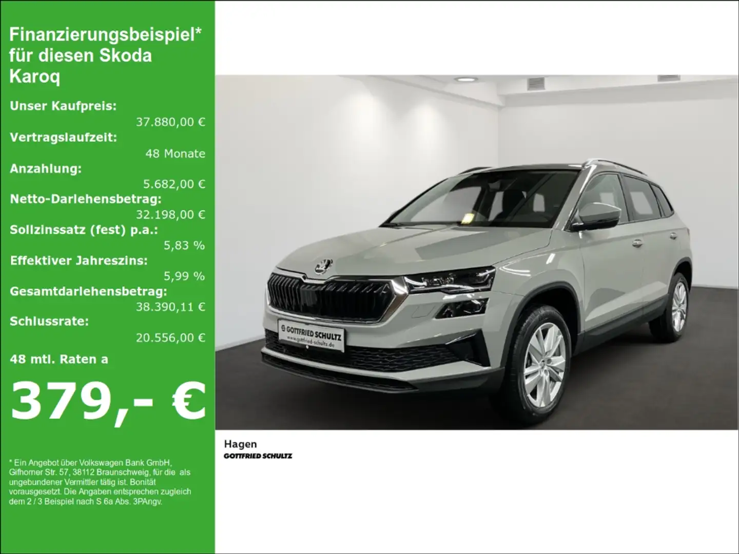 Skoda Karoq Selection 1.5 TSI DSG Grau - 1