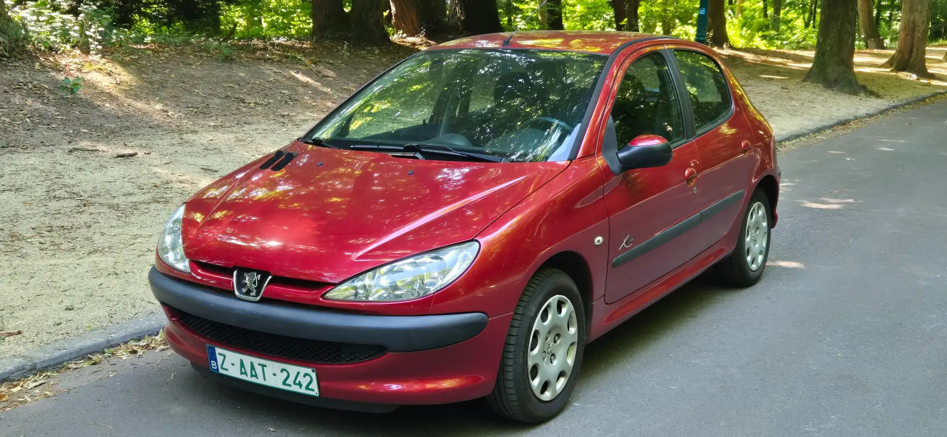 Peugeot 206 1.4i X-Line   91000 KM. AIRCO.GARANTIE Rood - 1
