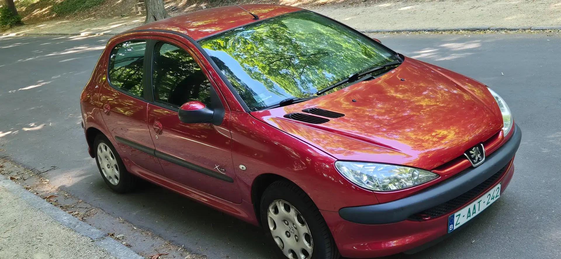 Peugeot 206 1.4i X-Line   91000 KM. AIRCO.GARANTIE Rood - 2