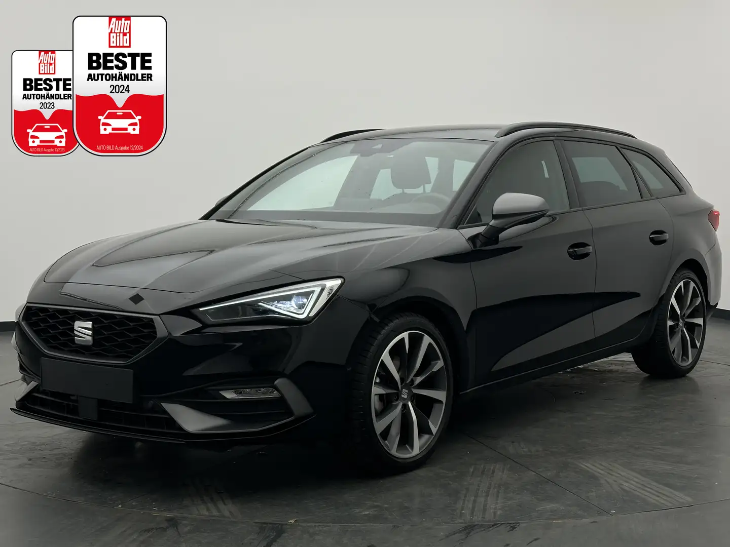 SEAT Leon Leon ST 1.5 eTSI DSG FR +NAV+MATRIX+CAM+ASSISTS+ Schwarz - 1