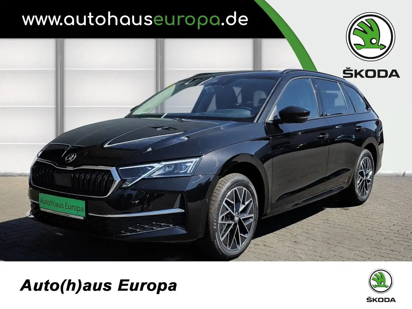 Skoda Octavia Combi 2.0 TDI DSG Selection HuD Matrix AHK eKlappe Noir - 1