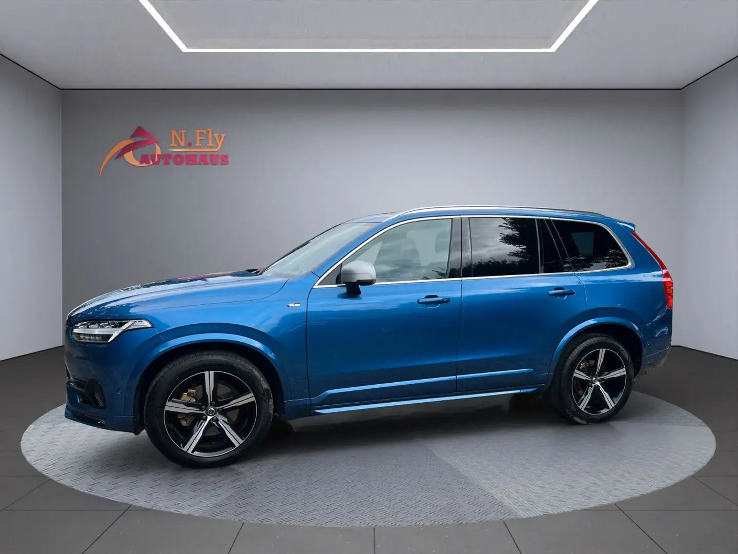 Volvo XC90 R Design AWD Pano*LED*4xSZ*NAVI*AHK*1.H Bleu - 2