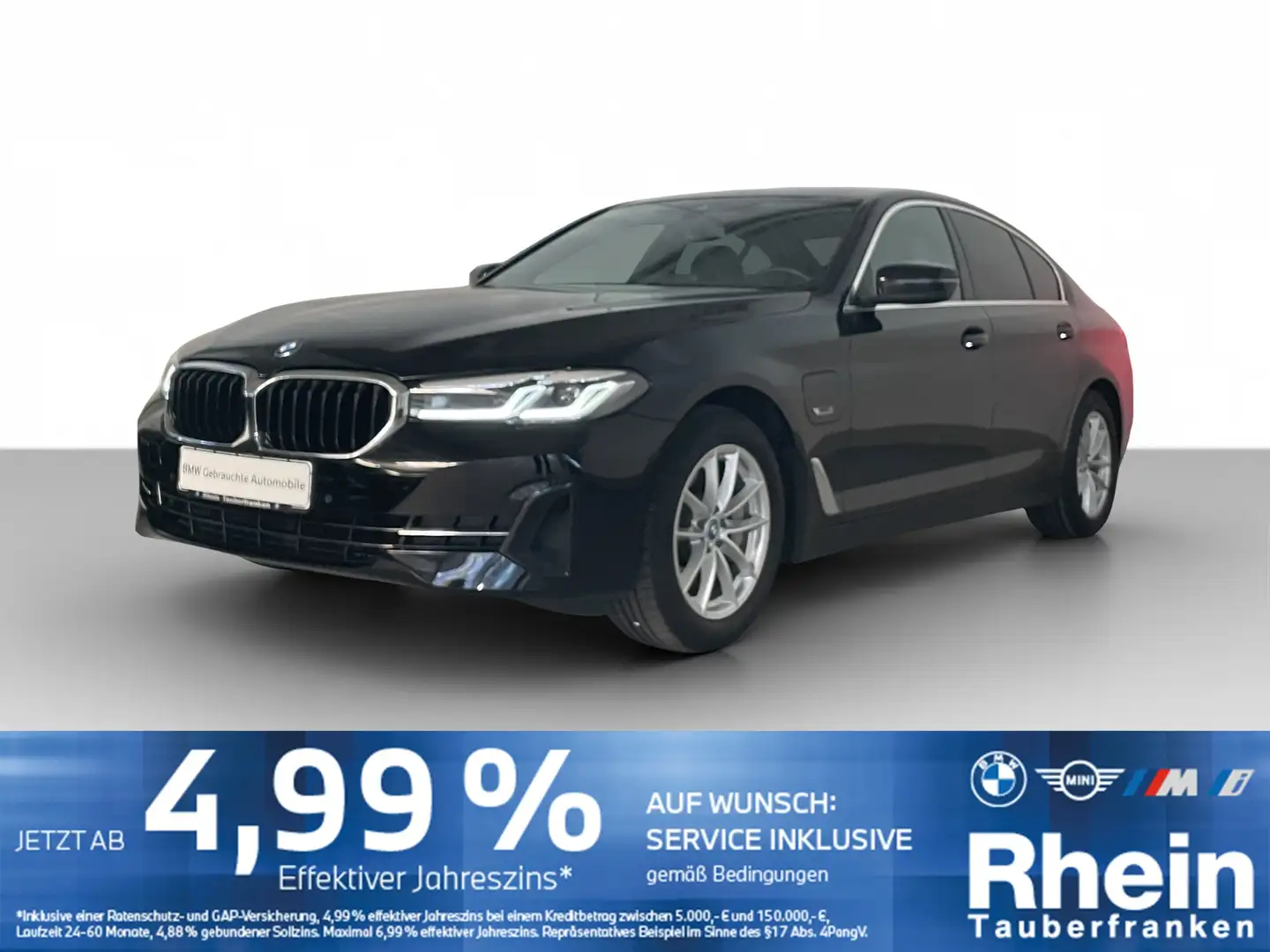 BMW 520 e Lim. NaviProf*Parkassist. Negro - 1