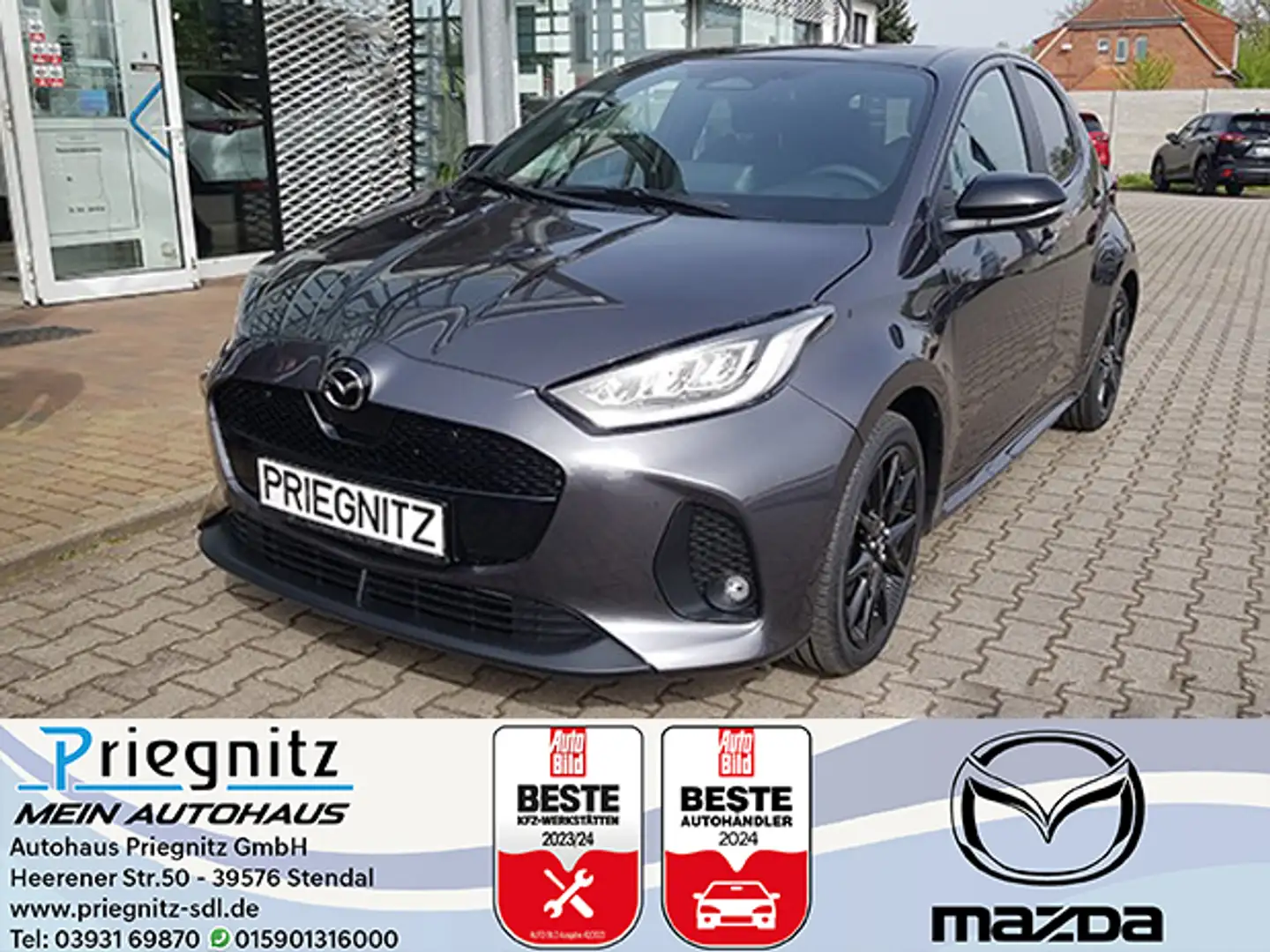 Mazda 2 Hybrid 1.5L VVT-i e-CVT HOMURA Grau - 1