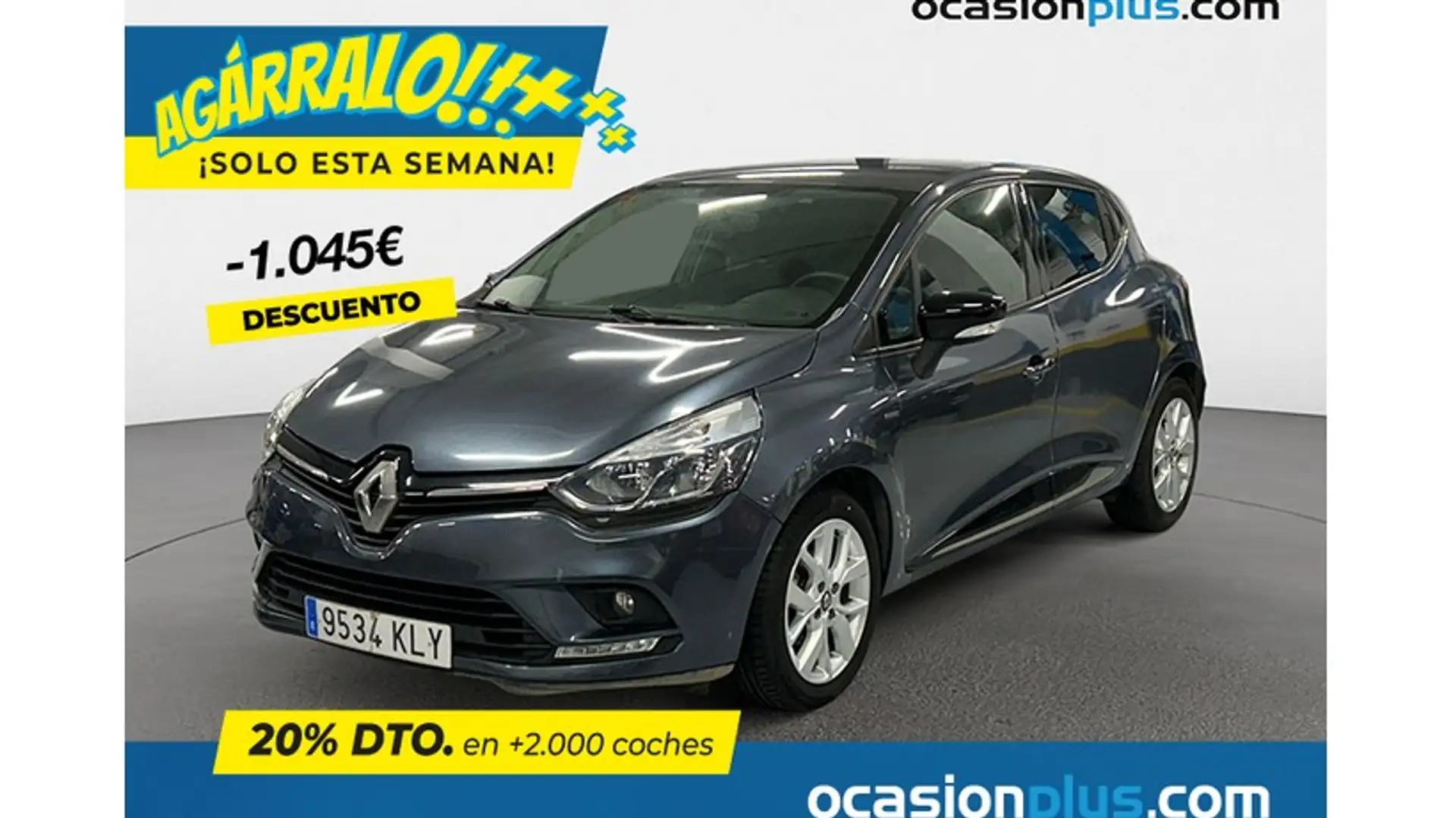 Renault Clio 1.2 Limited 55kW Gris - 1