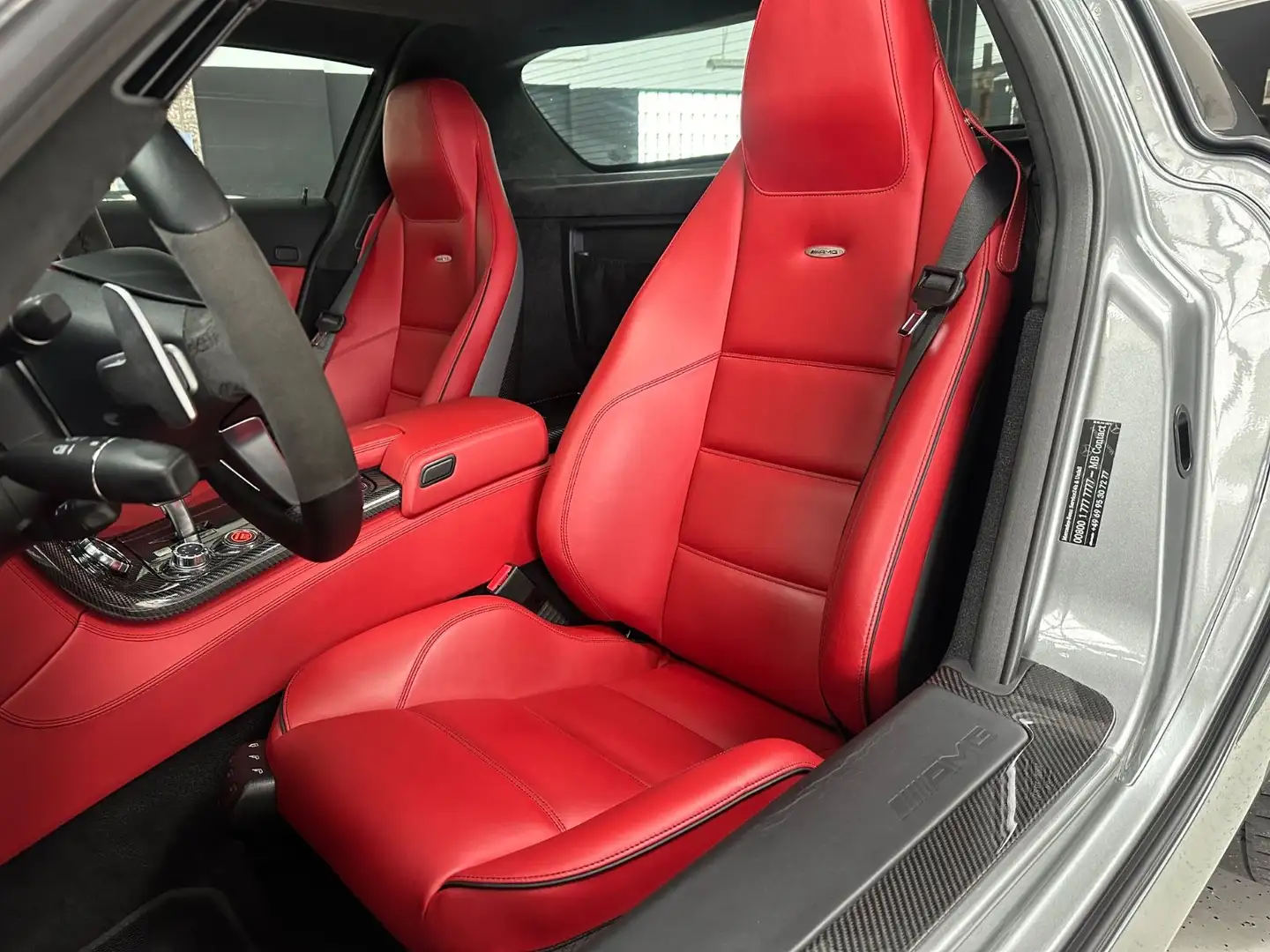 Mercedes-Benz SLS Coupe/V8/B&O/ KERAMIK/CARBON/1.HAND Gris - 2