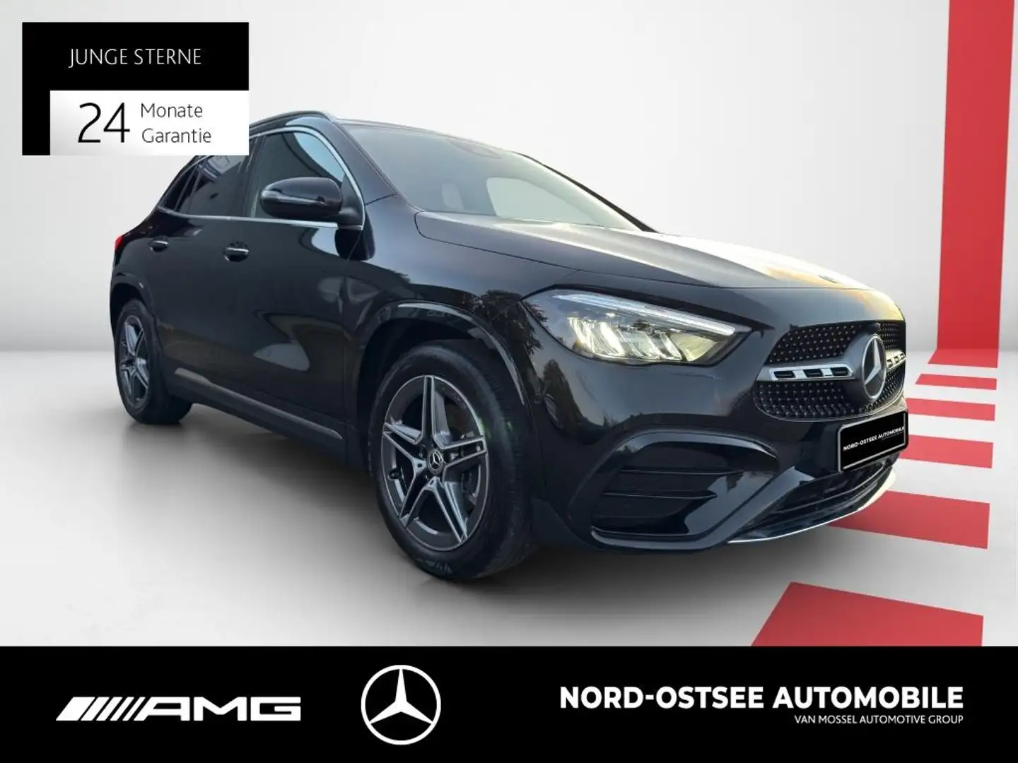 Mercedes-Benz GLA 200 d AMG AHK MBUX SHZ KEYLESS-GO Schwarz - 2