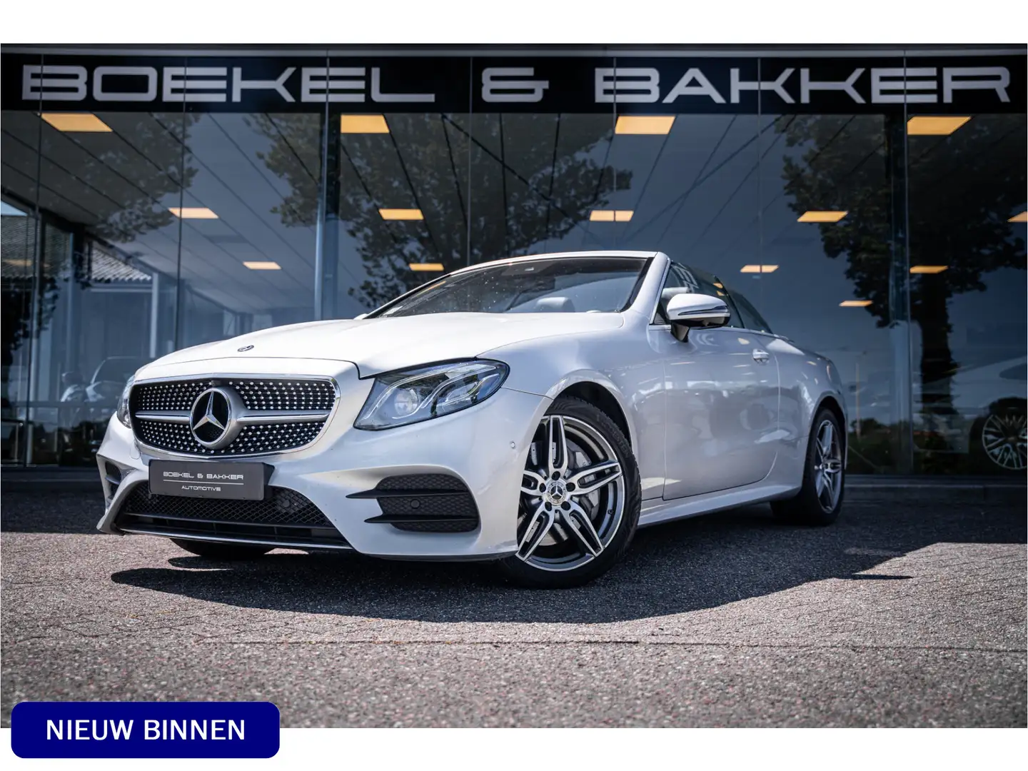 Mercedes-Benz E 400 Cabrio 4MATIC (334pk) Premium Plus - Ventilatie - Argent - 1