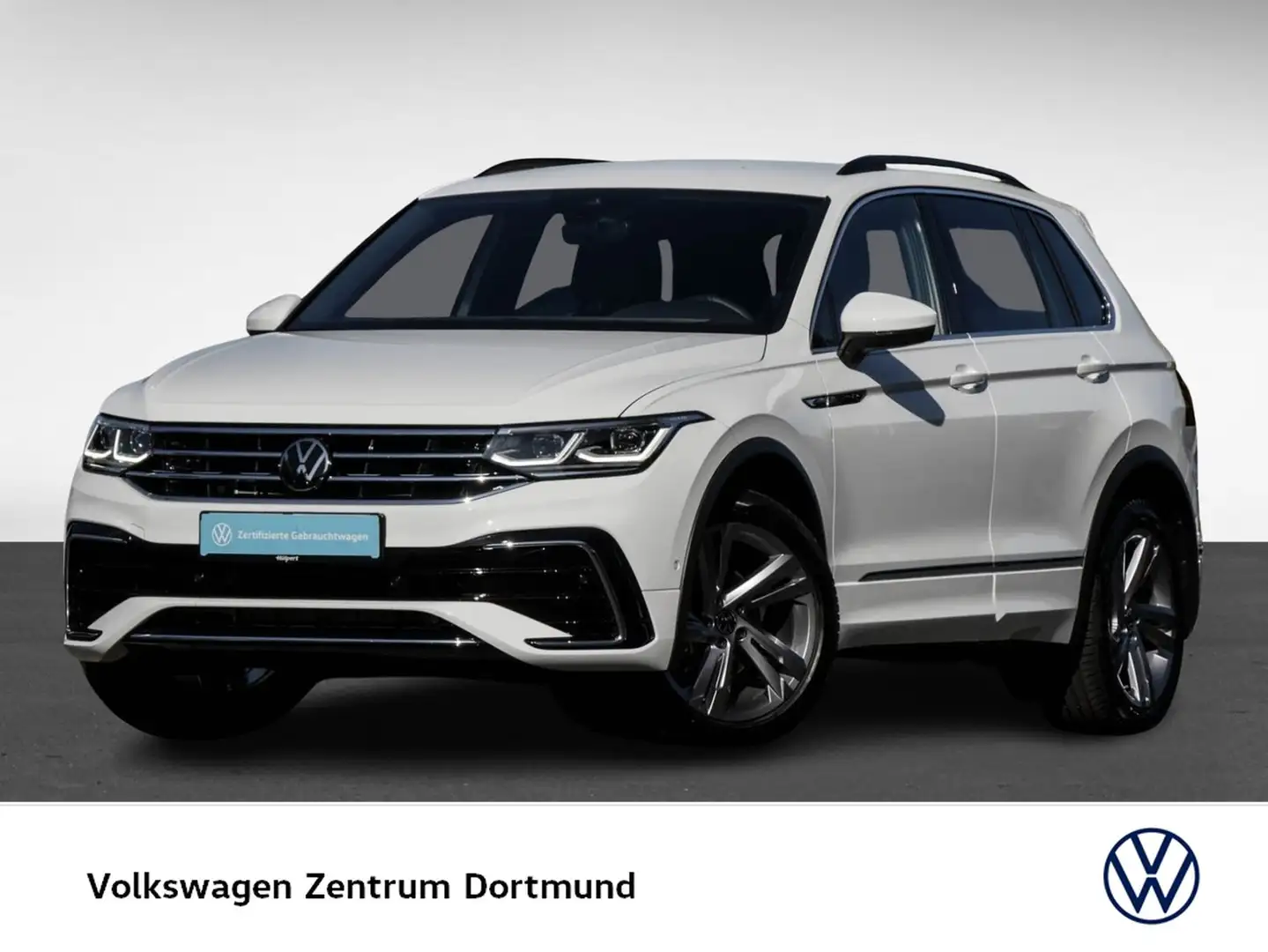Volkswagen Tiguan 1.5 R-LINE STANDHZ. AHK CAM ACC LM19 NAVI Blanc - 2