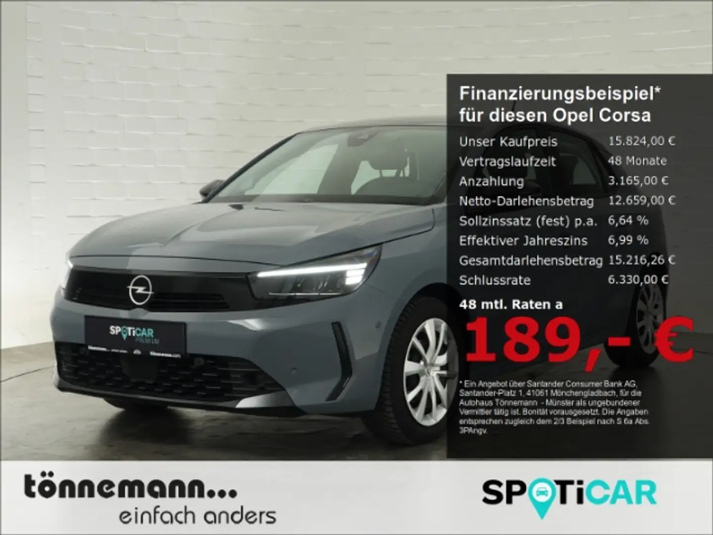 Opel Corsa F FACELIFT+LED+RÜCKFAHRKAMERA+SITZHEIZUNG+LENKRADH Gris - 1