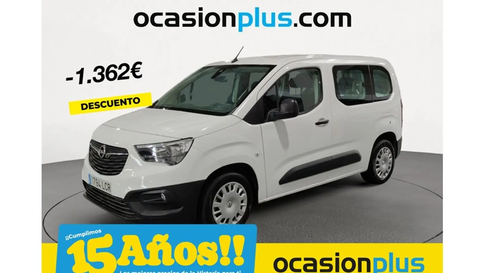 Opel Combo Life 1.5TD S/S Expression L 100 Blanc - 1