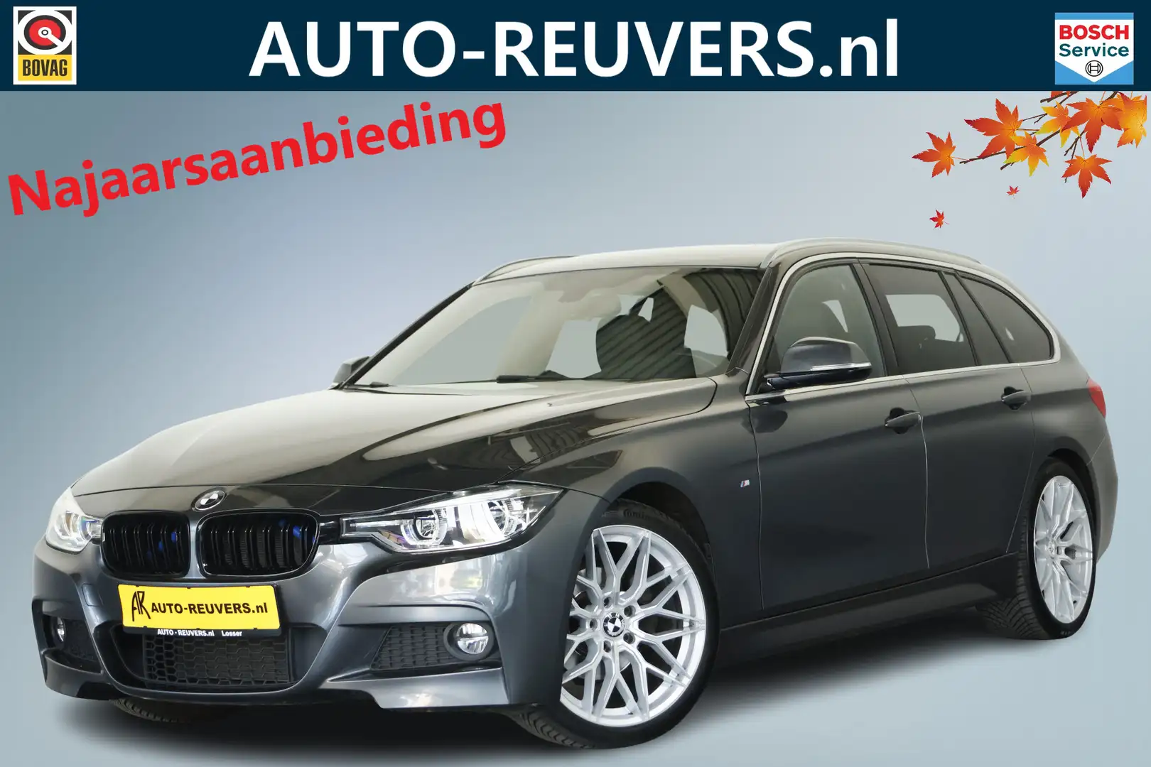 BMW 320 3-serie Touring 320i M-Sport 184pk / LED / Leder / Gris - 1
