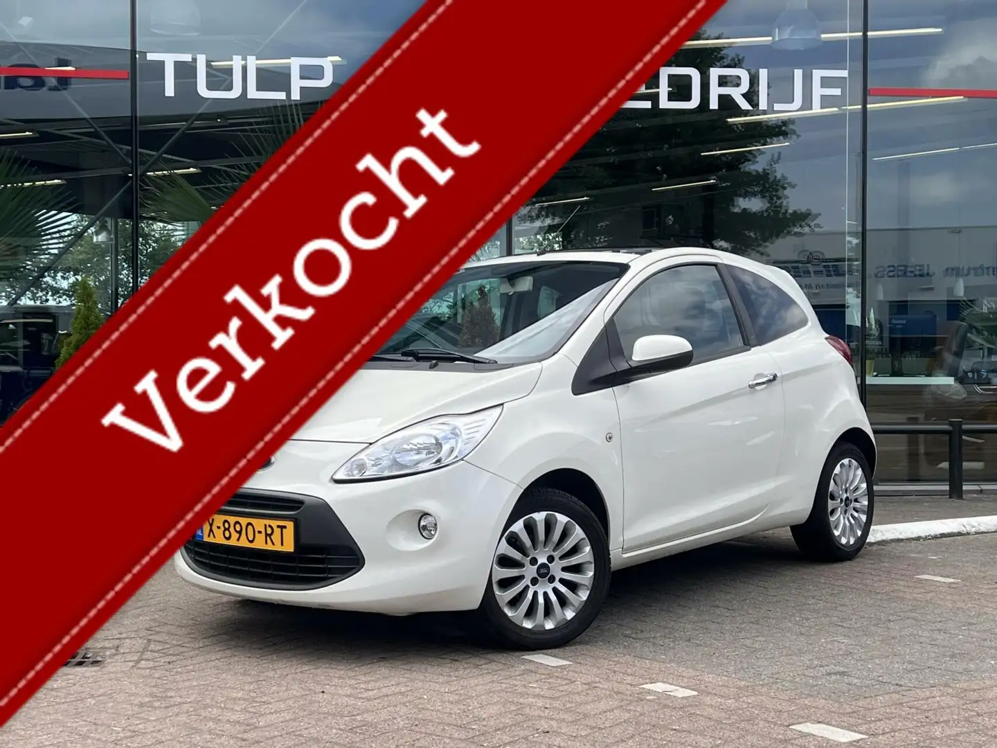 Ford Ka/Ka+ 1.2 Titanium X Wit Airco Clima Pano Goed onderhoud White - 1