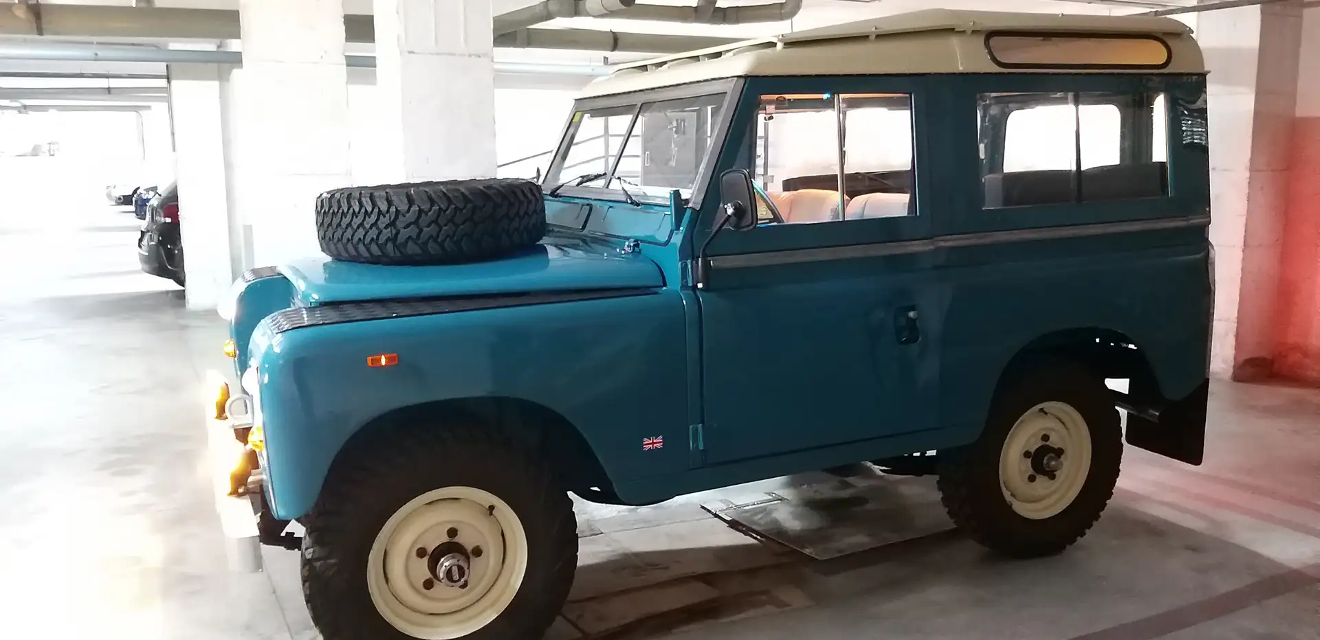 Land Rover Series 88" Azul - 1