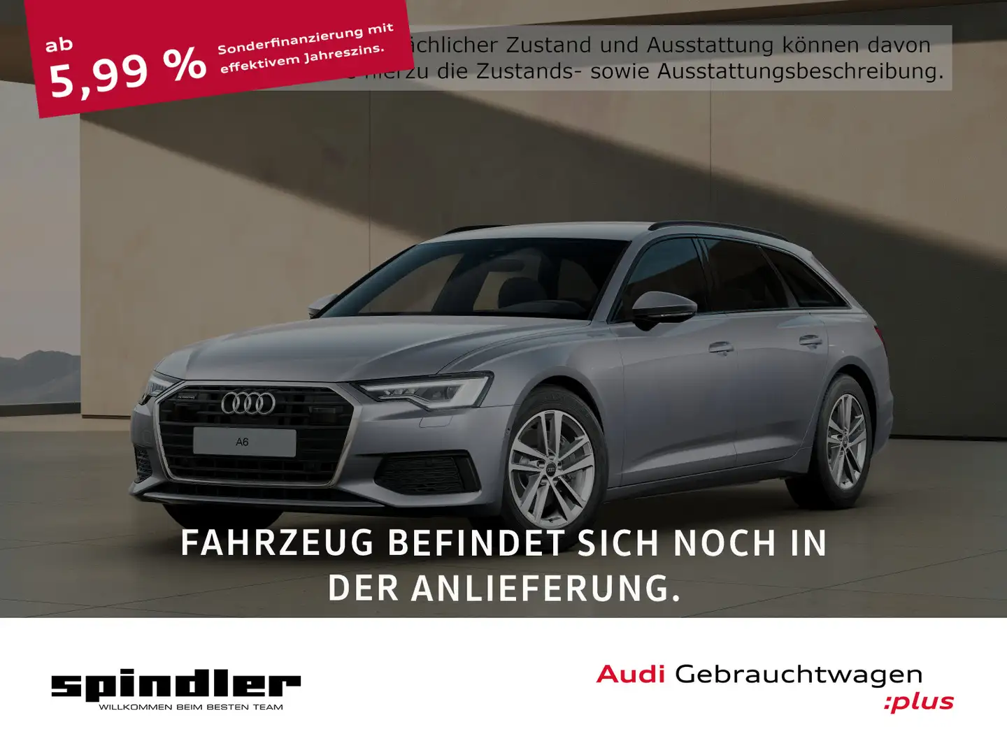 Audi A6 45TDI quattro S-tronic/ Matrix,AHK, B&O Silber - 1