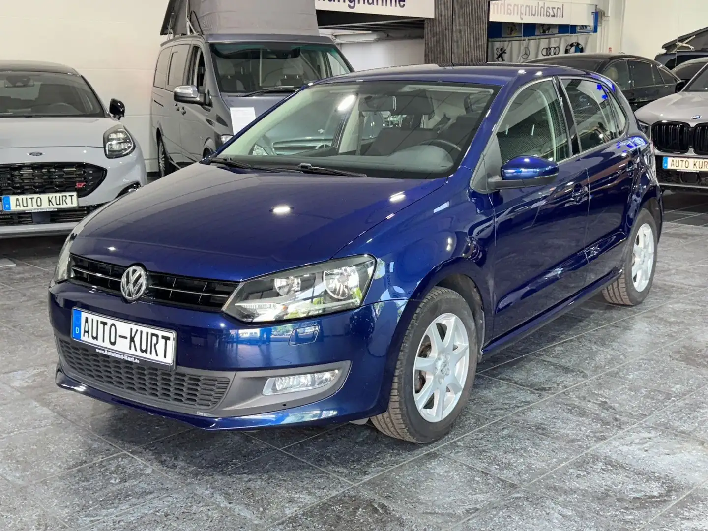 Volkswagen Polo 1,2i Comfortline*Klimatr.*PDC*Shz*Kette Neu Bleu - 2