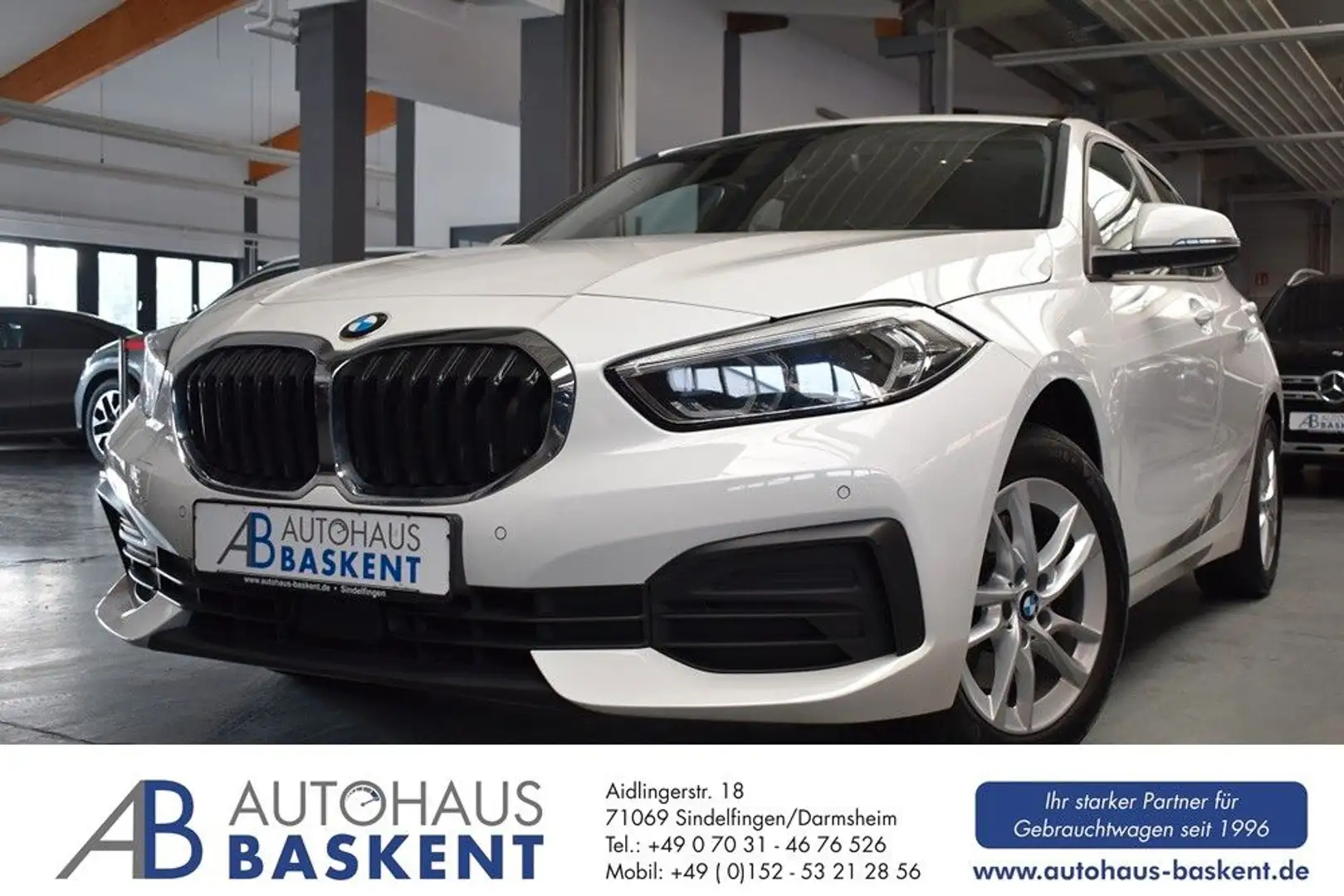 BMW 116 d Advantage*LLED*NAVI*TEMPOMAT*SHZ*PDC* Weiß - 1