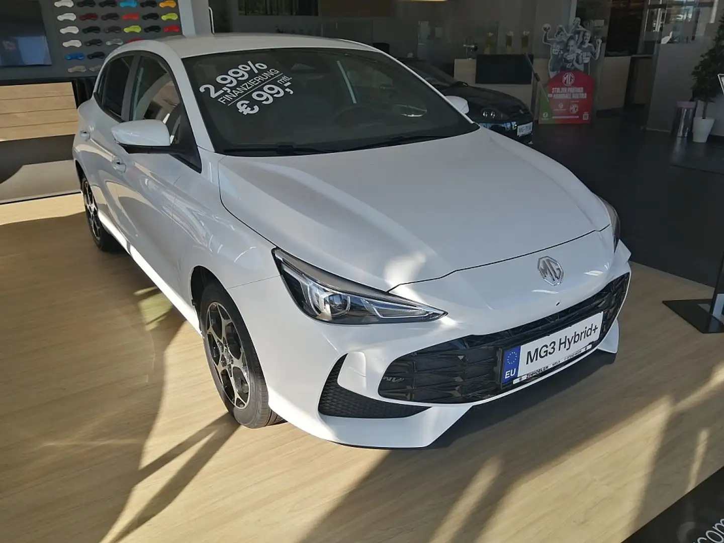 MG MG3 1,5 Hybrid+ Luxury Aut. Leasingbonus Weiß - 2