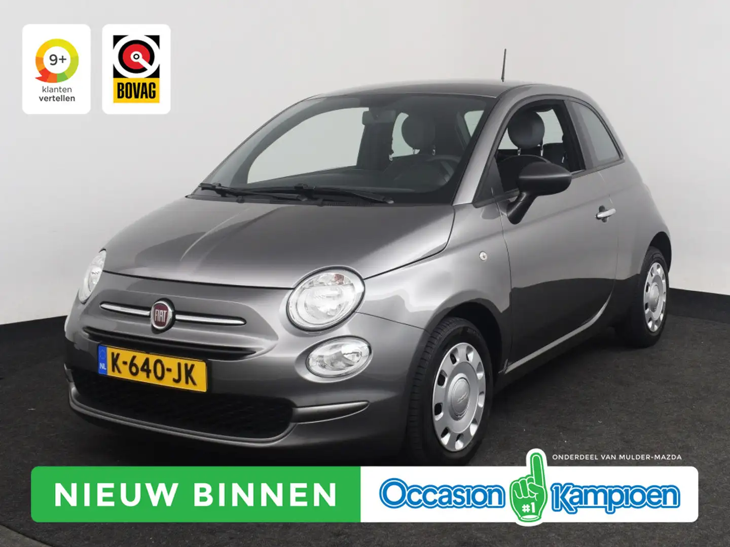 Fiat 500 1.0 Hybrid Pop | Airco • Nederlandse Auto • Rijkla Grijs - 1