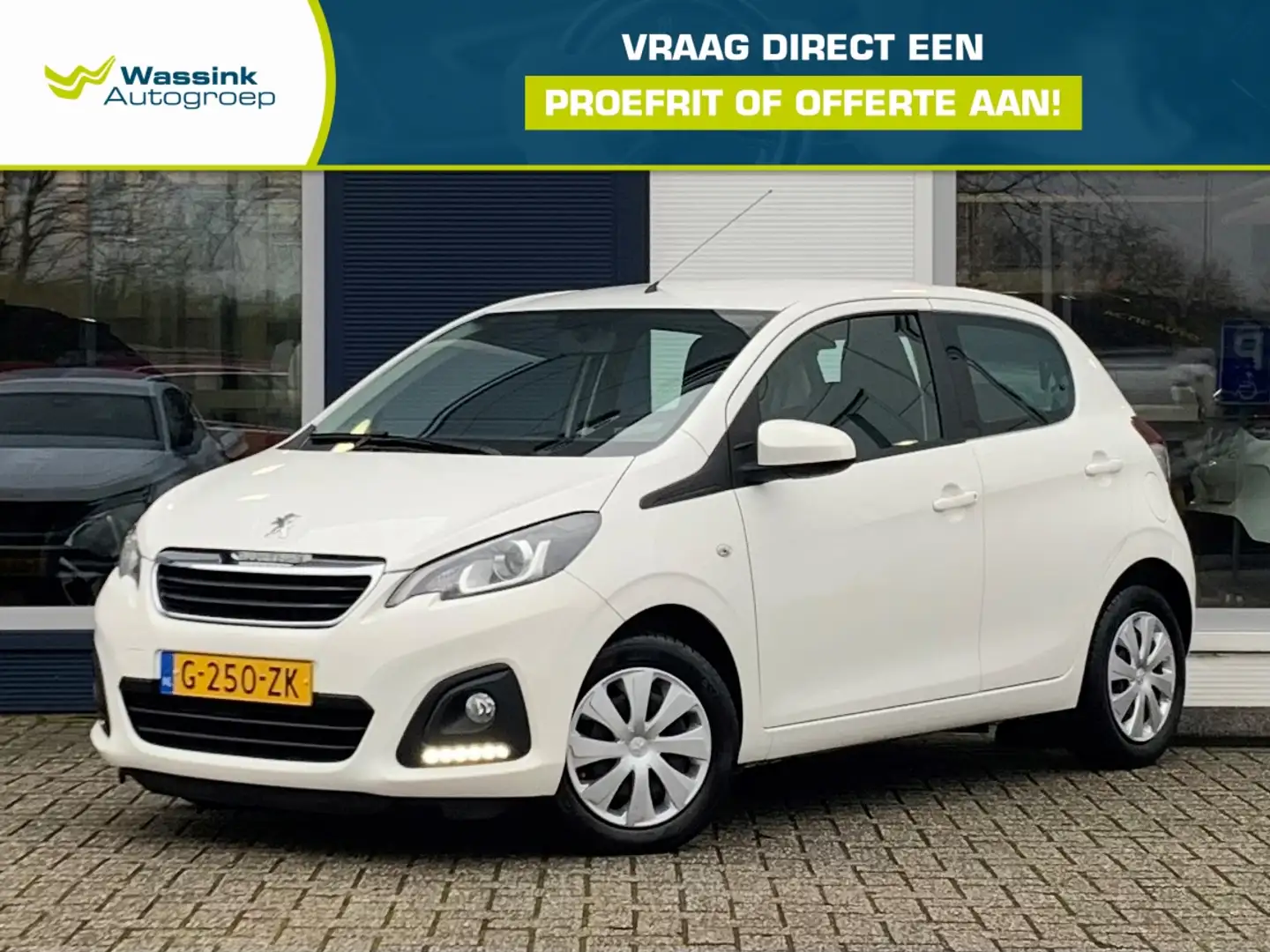 Peugeot 108 1.0 e-VTi 72pk 5-drs Active | Airco | Bluetooth | Weiß - 1