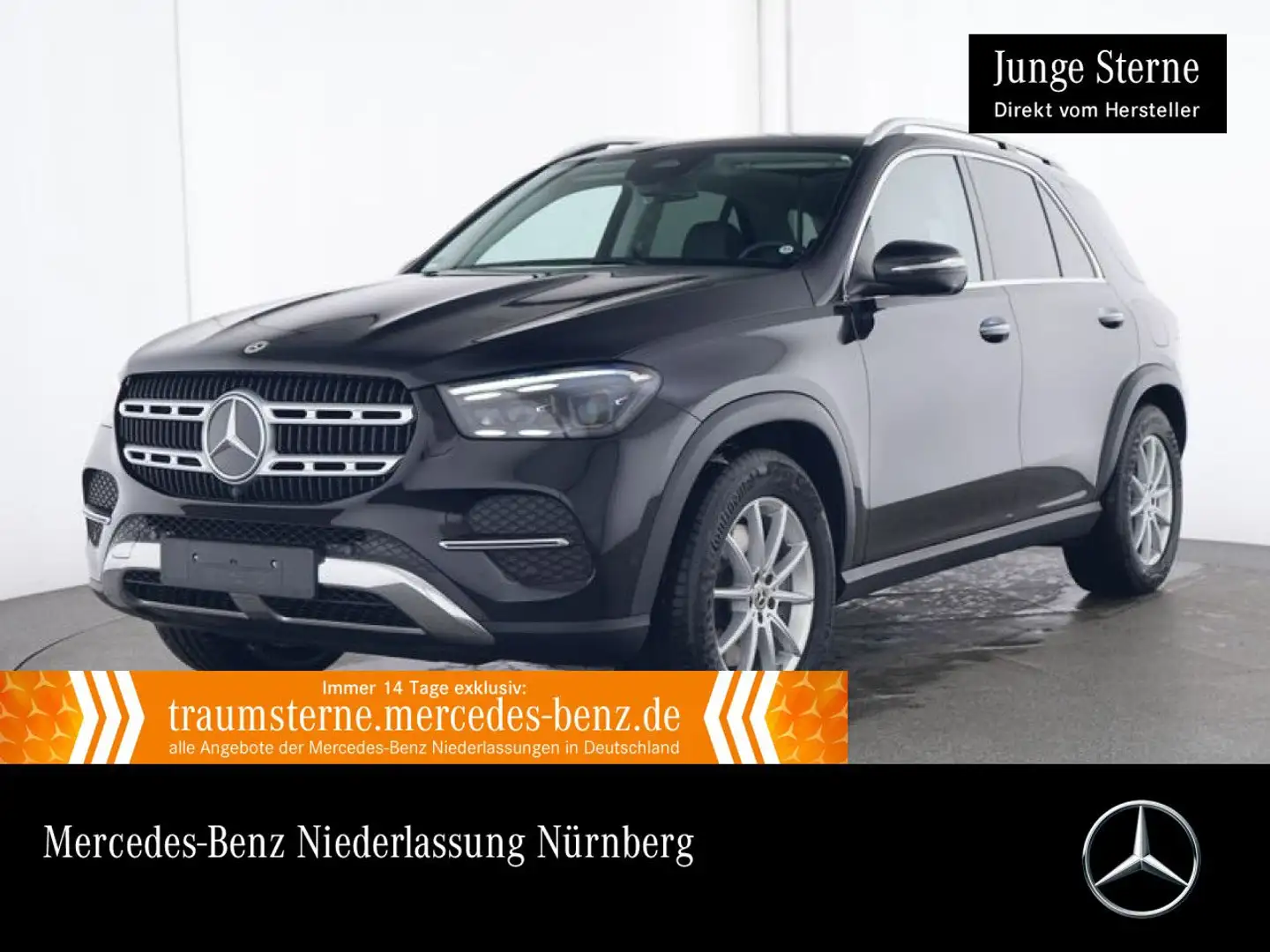 Mercedes-Benz GLE 350 de 4M PANO+360+AHK+MULTIBEAM+19"+SPUR+TOTW Zwart - 1