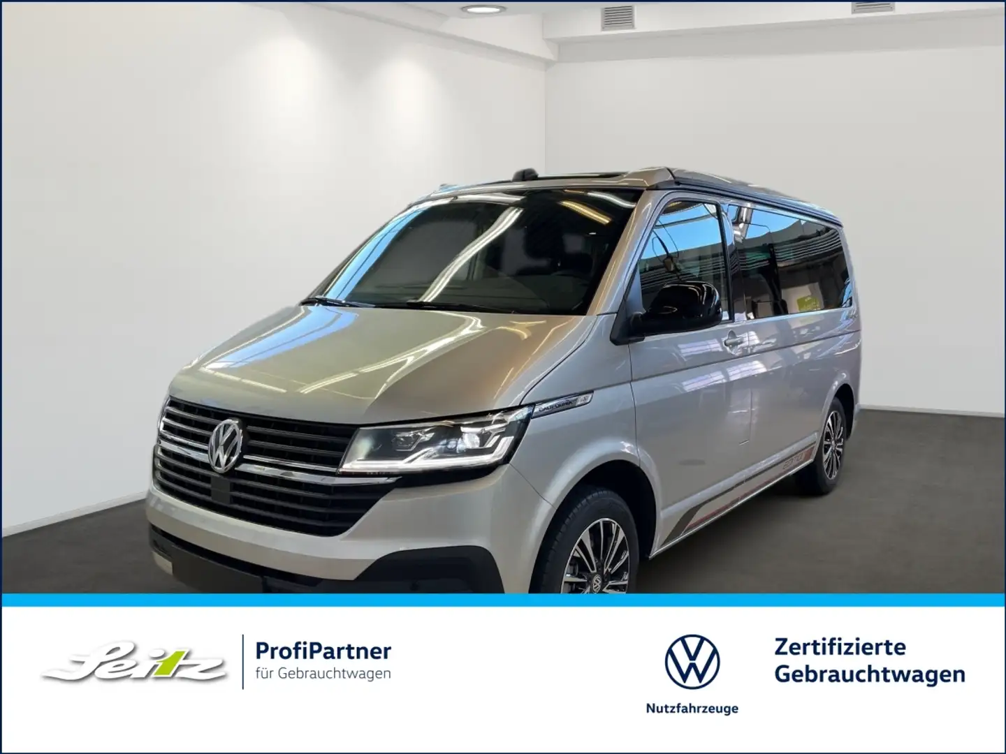 Volkswagen T6.1 California 2.0 TDI KR Beach Tour Edition *NAVI*KAMERA*STANDH* Серебристый - 1