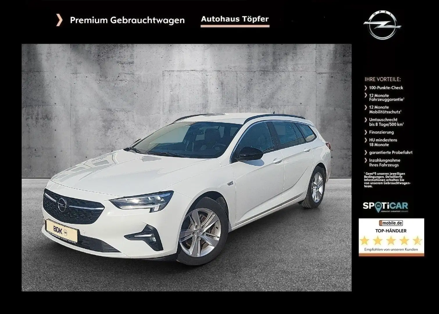 Opel Insignia B ST "Business Edition" 1-Hand/Voll-LED Alb - 1