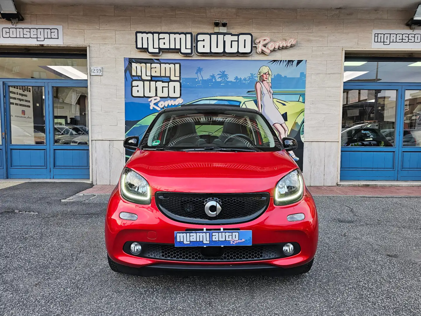 smart forFour 90 0.9 Turbo twinamic Prime CABRIO UNIP PACK SPORT Rosso - 1