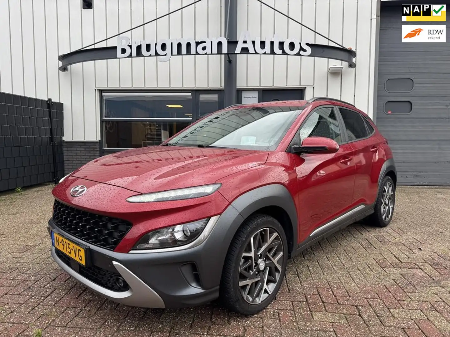 Hyundai KONA 1.6 GDI HEV Fashion Rood - 1