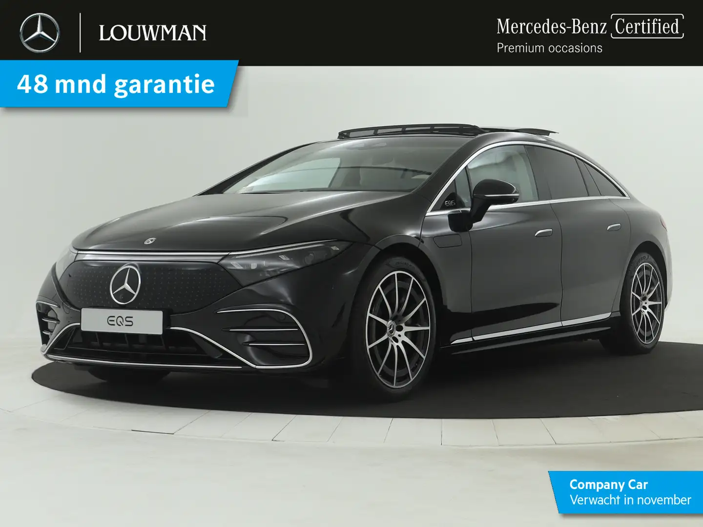 Mercedes-Benz EQS 450+ AMG Line 108 kWh | Hyperscreen | Burmester Su Zwart - 1