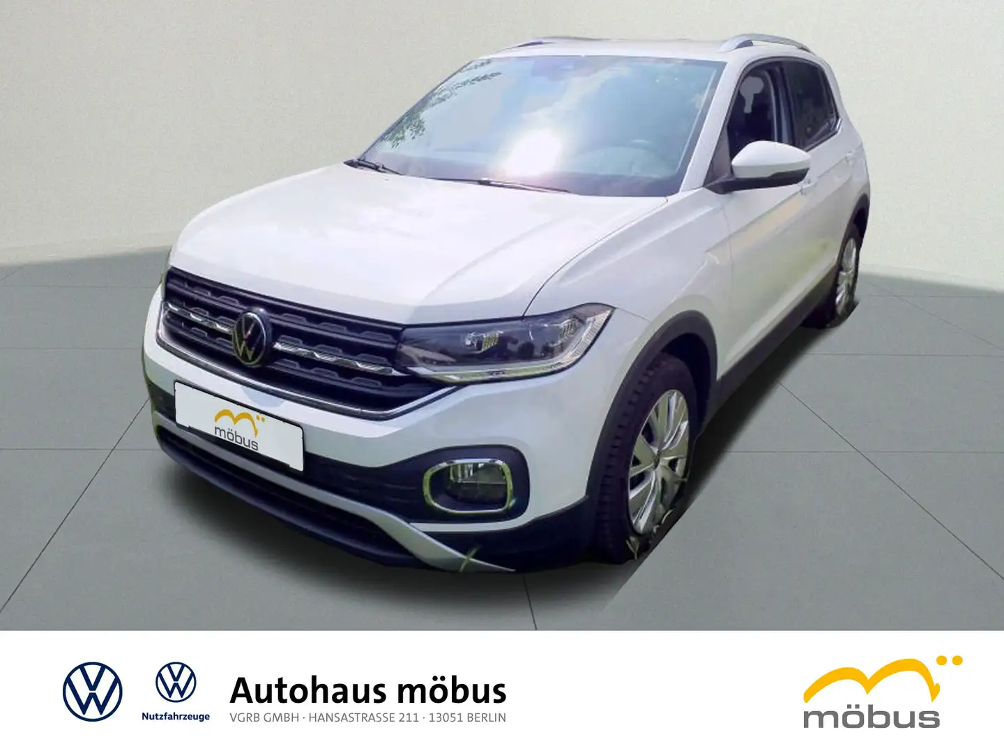 Volkswagen T-Cross 1.0 TSI*Style*DSG*APP*AAC*PDC*LED*SHZ* Weiß - 2
