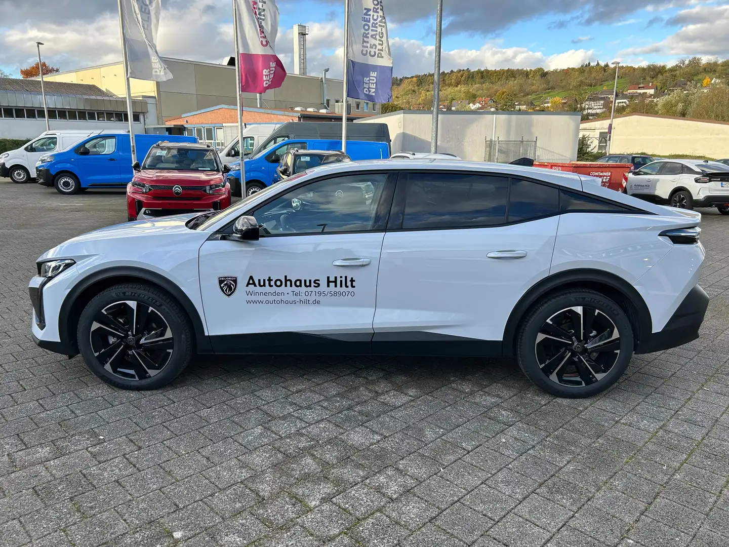 Peugeot 408 Allure Hybrid 145 e-DSC6 Blanc - 2