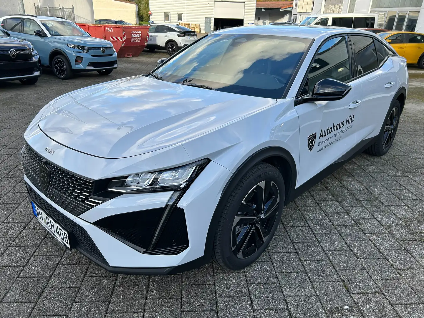 Peugeot 408 Allure Hybrid 145 e-DSC6 Blanc - 1