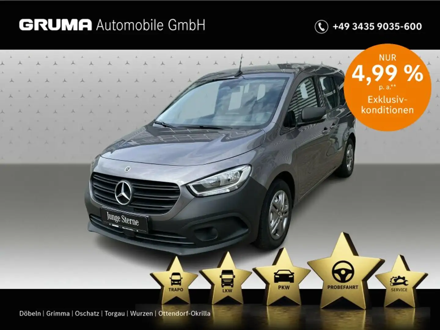 Mercedes-Benz Citan Citan 110 CDI Tourer PRO KLIMA+SITZHZG+RADIO DAB Grau - 1