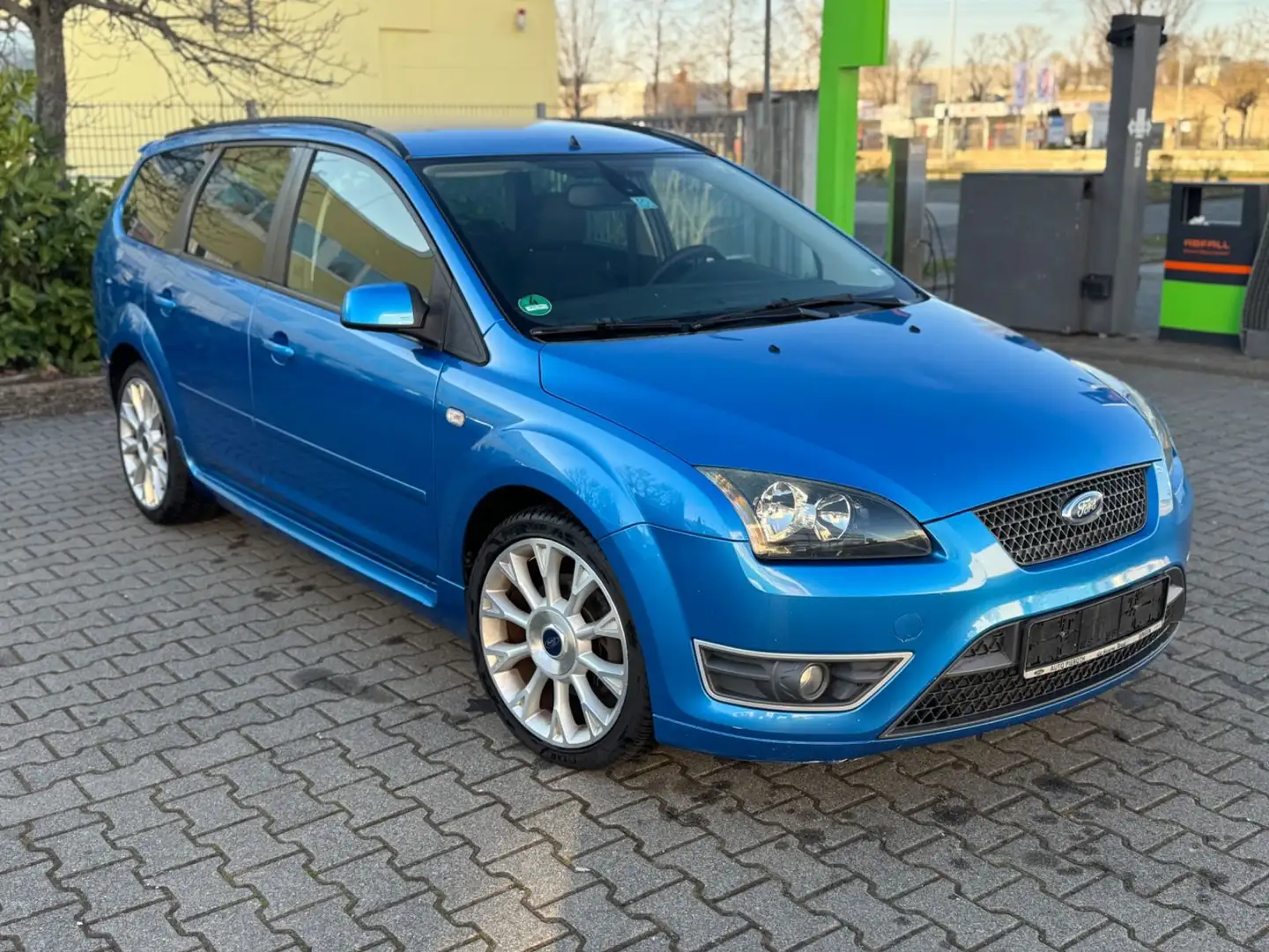 Ford Focus ST-LINE 2.0TDCi~18 ZOLL+KLIMAA+SERVICE NEU Albastru - 1