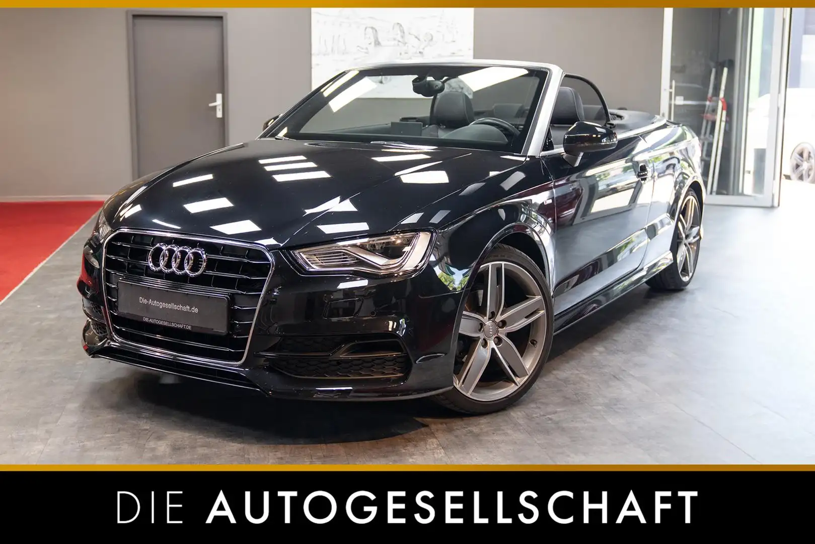 Audi A3 2.0TDI CABRIO S-LINE*LED*NAVI*SHZ*PDC* Schwarz - 1