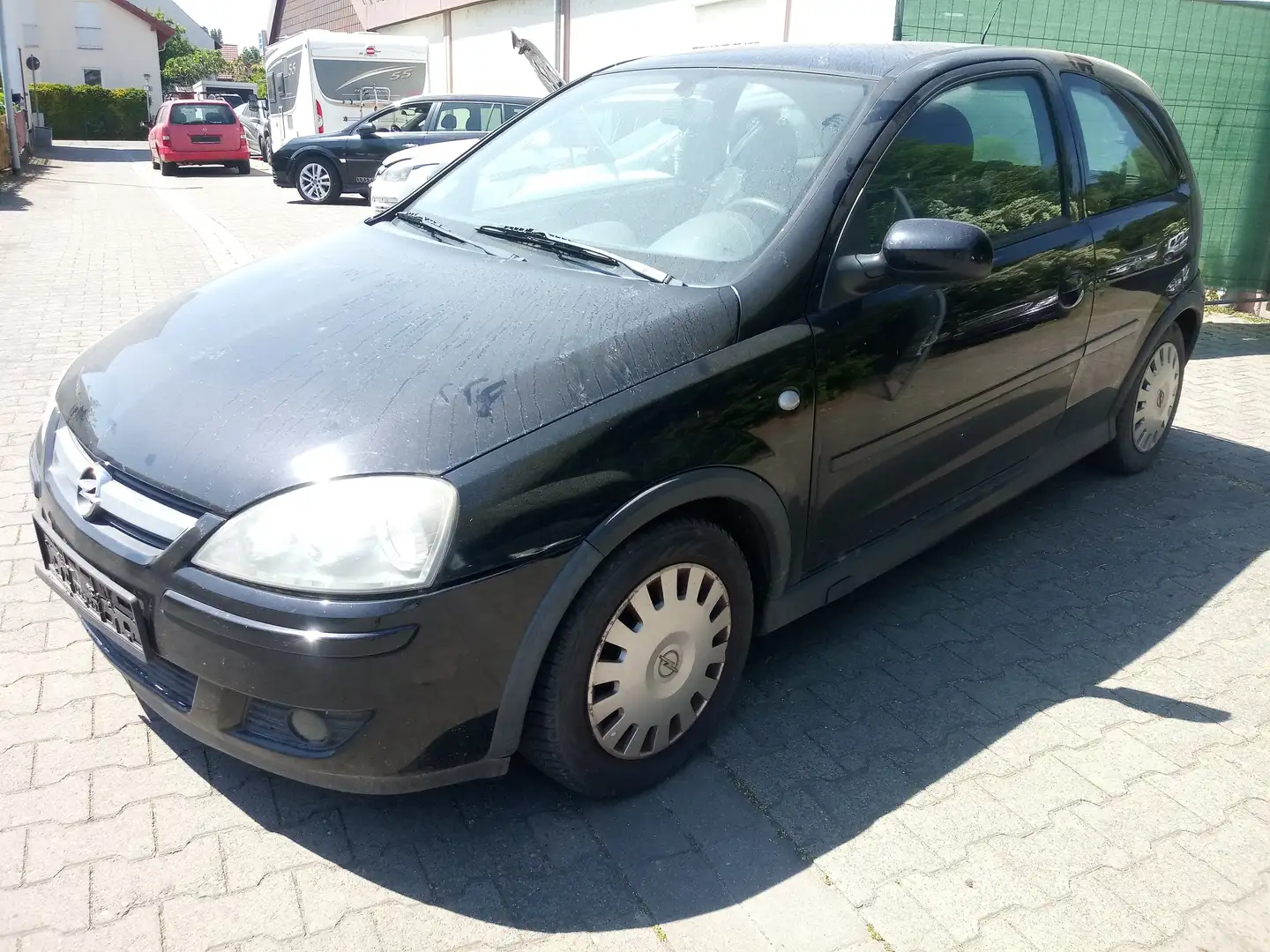 Opel Corsa 1.2 16V HU & AU Neu! Schwarz - 1
