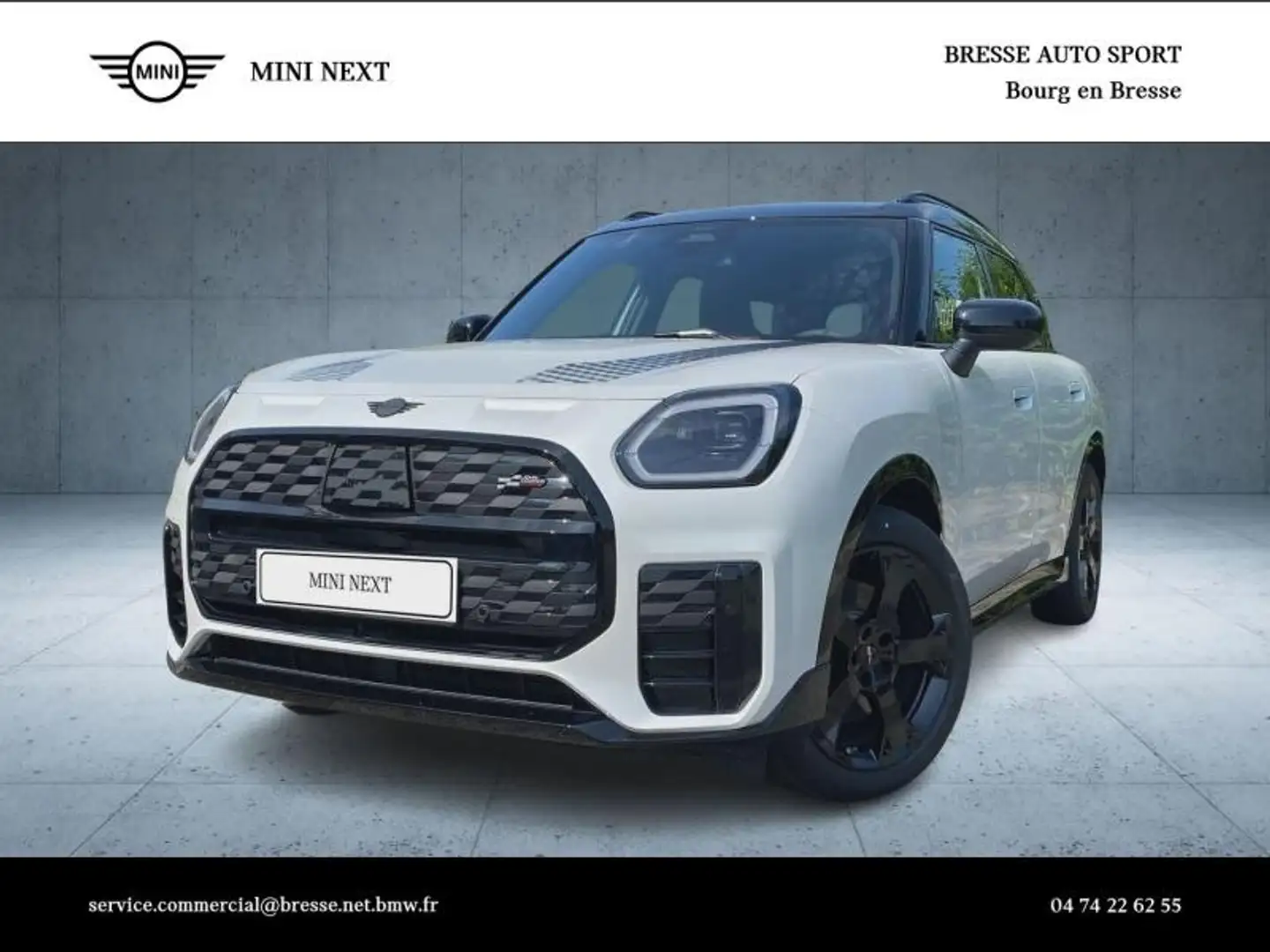 MINI Countryman SE All4 SE 313ch JCW ALL4 Blanc - 1