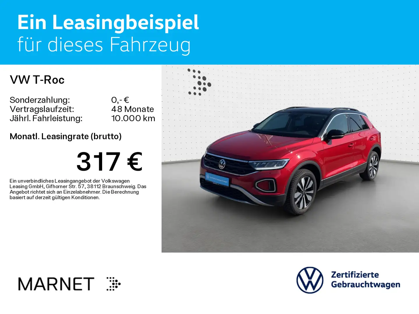 Volkswagen T-Roc Life GOAL 1.5 TSI  DSG*NAVI*KAMERA*AHK*Sta Rot - 2
