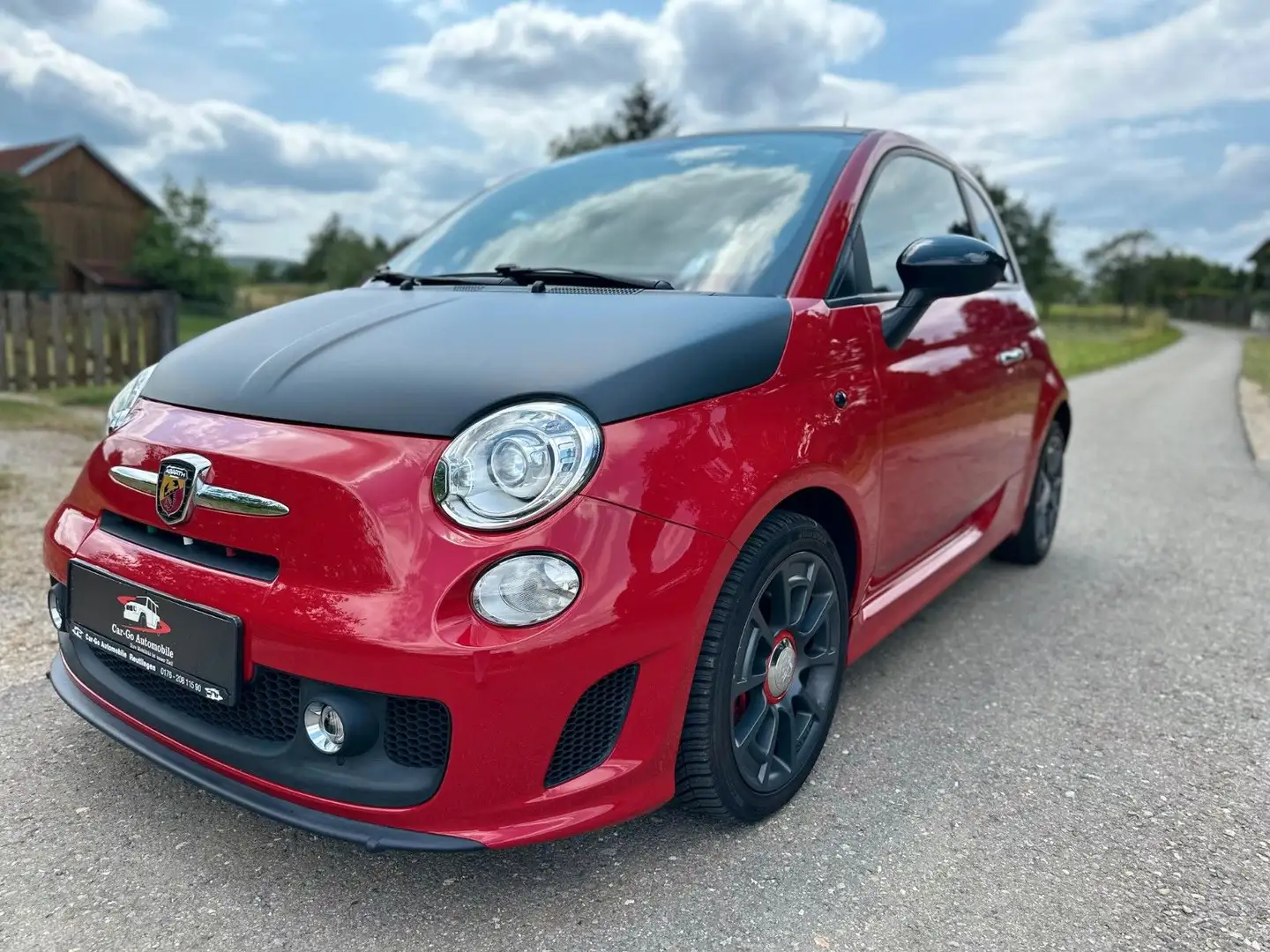 Abarth 500 595 Custom*2.Hd*Xenon*Navi*BT*AC*Allwetter*EU6* Czerwony - 2