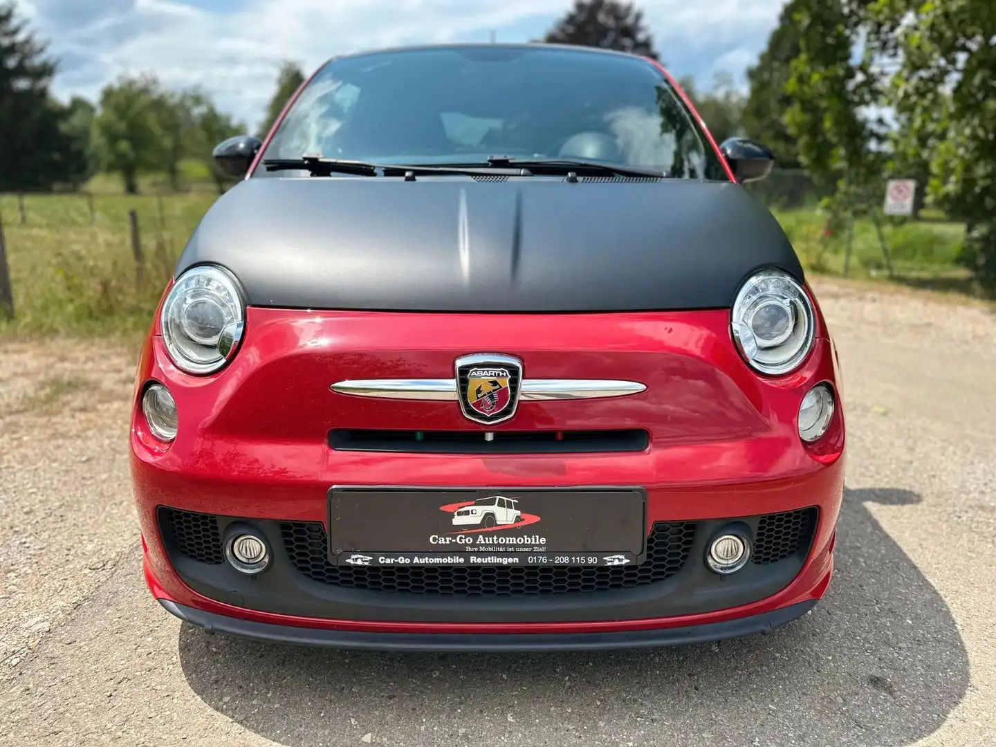 Abarth 500 595 Custom*2.Hd*Xenon*Navi*BT*AC*Allwetter*EU6* Czerwony - 1
