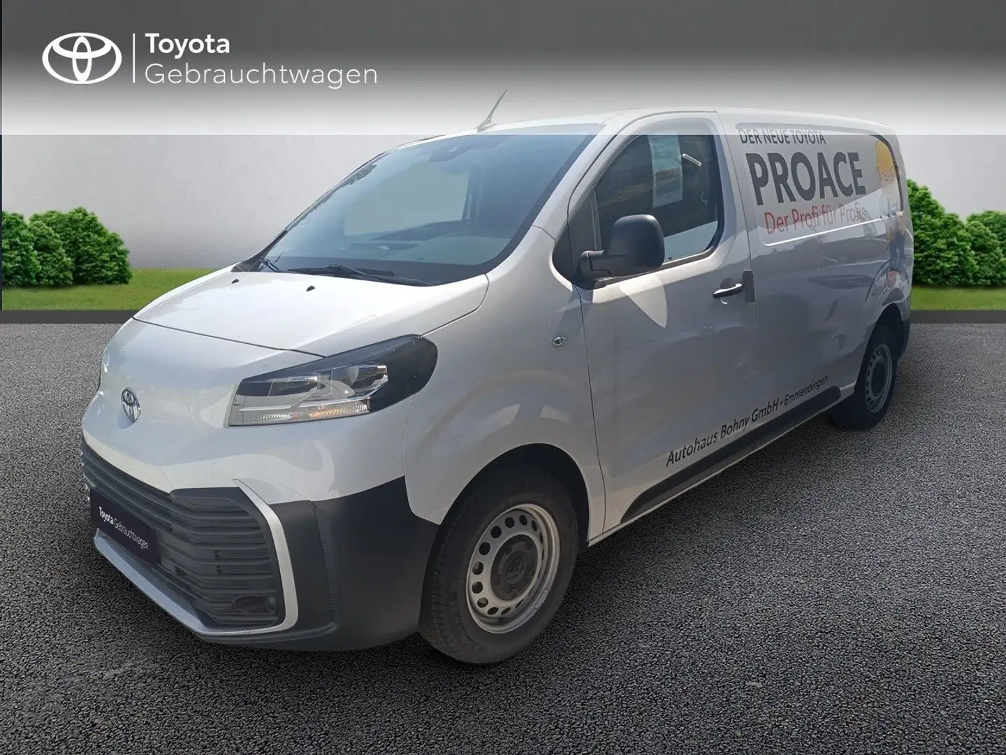 Toyota Proace 2,0-l-D-4D L1 Meister +  Hecktür verglast Weiß - 2