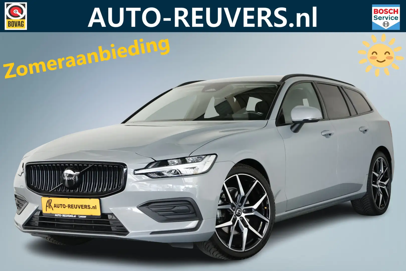 Volvo V60 2.0 B3 Edition / LED / Leder / Pilot Assist / CarP Gris - 1
